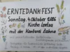 Veranstaltung: Erntedankgottesdienst, Kirche Leetza So 04.​10.​2026