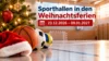 Antragsfrist endet: Sporthallenzeiten für die Weihnachtsferien 2026/2027