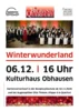 Weihnachtskonzerte der Querfurt Bigband am 6. Dezember im Kulturhaus Obhausen