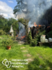 Feuerwehreinsatz: Brand Gartenhütte 