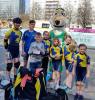 LLG-Speedkids nach den Rennen mit Fridolin Flink