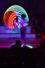 Lasso wirbeln im Neonlicht