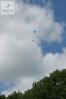 Die Luftballons steigen nach dem Umzug in die Höhe