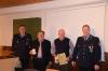 Für 50 Jahre Mitgliedschaft in der FFW geehrt: Karl Schneider und Leonhard Kleinhenz