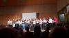 Am Ende des Konzerts sangen die Schülerinnen und Schüler der MSS 13 ihr Stufenlied 