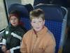Im Zug: Oliver  und Jan-Eric