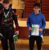 mehr Sportler waren bei der Siegerehrung Jugend Herren nicht mehr anwesend