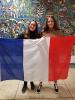 Den beiden Französinnen hatten Spaß während ihres Aufenthalts am WHG