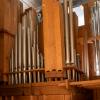 Blick in das Innere der Orgel