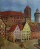 Nürnberg-Blick zur Burg - Öl auf Leinwand - 22x27 - 2003