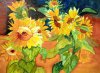 Sonnenblumen - Aquarell