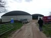 Auf dem Weg zur Biogasanlage