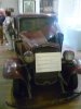 Im Museum ein alter Fluchtwagen.