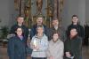 Der neue Pfarrgemeinderat der Pfarrei St. Peter und Paul Oberleichtersbach:  untere Reihe von links: