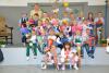 Klassenfoto Einschulung in der Turnhalle