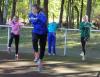 Erwärmung vor Sprintstaffel