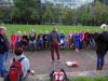 Einweisung des Läufer der Fr.-Ebert-Schule durch Anne Meyer