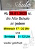 Meldung: Öffnungszeiten der Alten Schule ab 29. Januar 2025