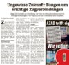 Meldung: Eurobahn finanziell angeschlagen, Zweckverband Nahverkehr Westfalen-Lippe in Unna will übergangsweise übernehmen
