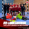 Vorschaubild der Meldung: U12-Mädels jubeln über Platz zwei beim Hallenturnier in Bestensee