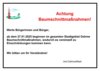 Meldung: Achtung Baumschnittmaßnahmen!