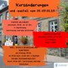 Vorschaubild der Meldung: Kursänderung und Kursausfall vom 05.-07.02.2025