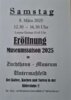 Meldung: Start in die neue Museumssaison am 08.03.25