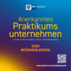 Meldung: Wir sind anerkanntes Praktikumsunternehmen