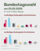 Meldung: Bundestagswahlen 2025 – So haben die Bürgerinnen und Bürger des Amtes Putlitz-Berge gewählt