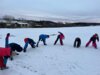 Meldung: Erstes Training auf Skiern im Schnee und erster Skilanglaufwettbewerb