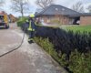 Vorschaubild der Meldung: Einsatz #04/2025 -  FEU K - Seth, Bocksrader Bogen, brennt Hecke