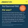 Meldung: Ein ganz besonderes Angebot: Das Ruf-Sammel-TAXI für mehr Mobilität