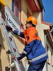 Meldung: Hoch hinaus - Jugendfeuerwehr trainiert mit tragbaren Leitern