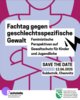 Meldung: Anmeldung zum Fachtag gegen geschlechtsspezifische Gewalt