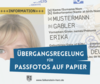 Meldung: Digitale Passbilder - Aktuelle Übergangsregelung