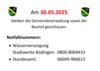 Meldung: Brückentag - am 30.05.2025 bleibt Verwaltung und Bauhof geschlossen!