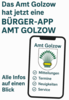 Meldung: Bürger-APP Amt Golzow