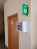 Meldung: Defibrillator (AED) ist für die Erste Hilfe im Notfall gedacht ...