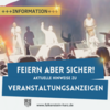 Meldung: Anmeldung von Veranstaltungen