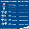 Meldung: � 1.Männer - Saisonvorbereitung 2025/2026