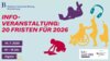Meldung: Online-Info-Veranstaltung  "20 Fristen für 2026"