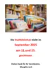 Meldung: Liebe Leser, die Stadtbibliothek bleibt am 11.09.25 und 25.09.25 geschlossen.