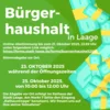 Vorschaubild der Meldung: Abstimmung Bürgerhaushalt 2025 am Samstag, dem 25.10.2025 möglich!
