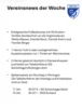 Meldung: Vereinsnews