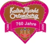 Meldung: Ein Stück Ortenberger Tradition zum Anstecken – der neue Herzanstecker zum 760. Kalten Markt 2026
