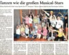 Meldung: Sparte Musical-Dancing für drei Kinder- und Jugendaltersgruppen gegründet