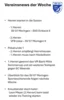 Meldung: Vereinsnews der Woche