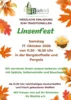 Meldung: Linsenfest am 17.10.2026 ab 11.30 Uhr in der Bergdorfhalle