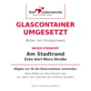 Meldung: Umsetzung der Glascontainer Bad Liebenwerda, Am Umspannwerk
