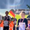Vorschaubild der Meldung: Leichtathleten des TSV Kirchdorf beim Benther Berg Lauf ...